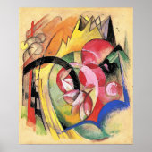 Franz Marc, Colorful Flowers, ポスター (正面)