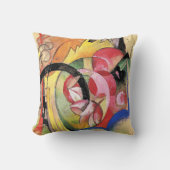 Franz Marc, Colorful Flowers, Abstract Form, クッション (正面)