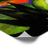 Franz Marc painting, The Yellow Cow ポスター (角)