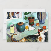 Franz Marc - Still Life with Cat カード (正面)