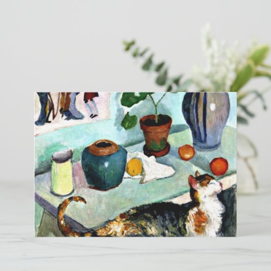 Franz Marc - Still Life with Cat カード (スタンド正面)