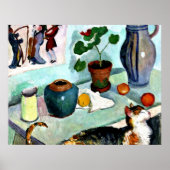 Franz Marc - Still Life with Cat ポスター (正面)