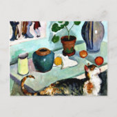 Franz Marc - Still Life with Cat ポストカード (正面)