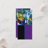Franz Marc, The Blue Horse, Art Bookmark Card カード (正面/裏面インサイチュ)