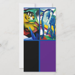 Franz Marc, The Blue Horse, Art Bookmark Card カード