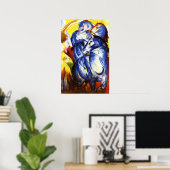 Franz Marc The Tower of Blue Horsesポスター ポスター (ホームオフィス)