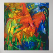 Franz Marc's Animals in a Landscape ポスター (正面)