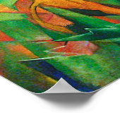 Franz Marc's Animals in a Landscape ポスター (角)