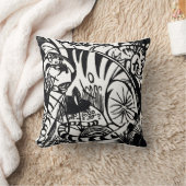Franz Marc's Expressionist Tiger Throw Pillow クッション (ブランケット)