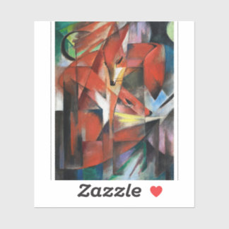 Franz Marc's The Foxes (1913)  シール