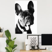 französische Bulldogg ポスター (ホームオフィス)