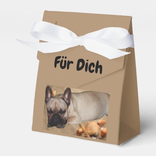 Französische. Bulldogge フェイバーボックス (正面サイド)