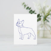 Französische Bulldogge ポストカード (スタンド正面)