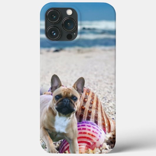 Französische Bulldogge am Strand French Bulldog Case-Mate iPhoneケース (裏面)