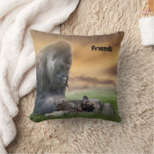 Französische Bulldogge beste Freunde クッション (ブランケット)