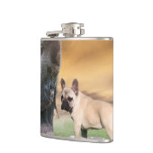 Französische Bulldogge Beste Freunde French Bulldo フラスク (左)