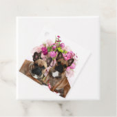 Französische Bulldogge Blumen French Bulldog Feier フェイバータグ (インサイチュ)