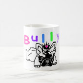 Französische Bulldogge Bully French Bulldog コーヒーマグカップ (中央)