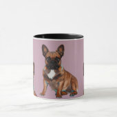 Französische Bulldogge Cartoon French Bulldog マグカップ (中央)