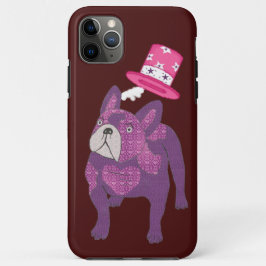 Französische Bulldogge Cartoon French Bulldog iPhone 11 Pro Maxケース