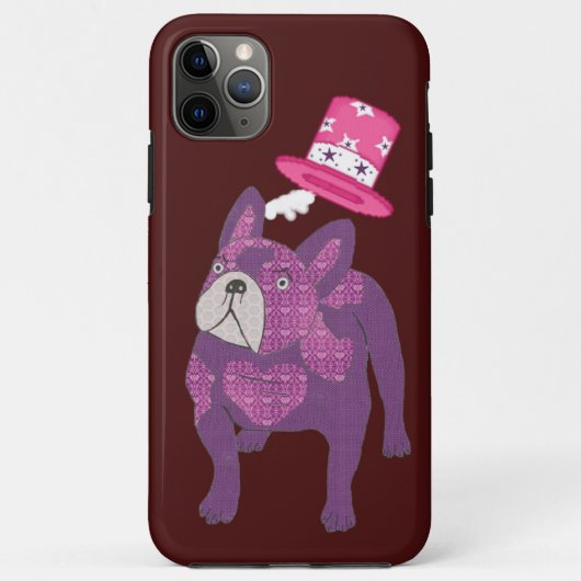 Französische Bulldogge Cartoon French Bulldog Case-Mate iPhoneケース (裏面)