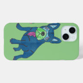 Französische Bulldogge Cartoon French Bulldog Case-Mate iPhoneケース (裏面 (横))