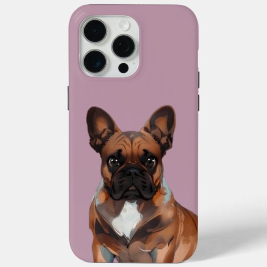 Französische Bulldogge Cartoon French Bulldog Case-Mate iPhoneケース (裏面)