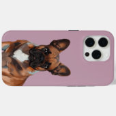 Französische Bulldogge Cartoon French Bulldog Case-Mate iPhoneケース (裏面 (横))