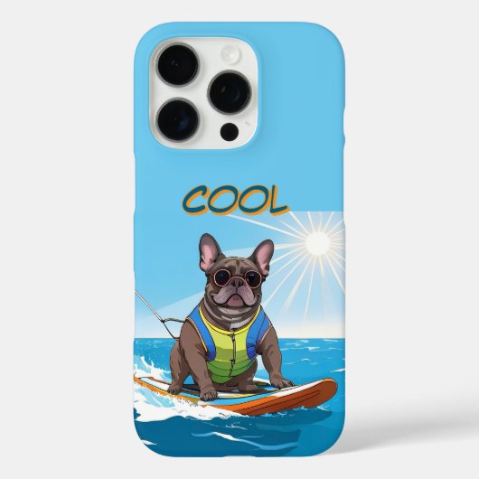 Französische Bulldogge Cool French Bulldog Case-Mate iPhoneケース (裏面)