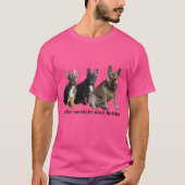 Französische Bulldogge drei Freunde French Bulldog Tシャツ (正面)