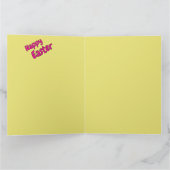 Französische Bulldogge Ei Ostern French Bulldog カード (内部)