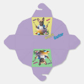 Französische Bulldogge Ei Ostern French Bulldog フェイバーボックス (見開き)