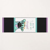 Französische Bulldogge Engel ヨガマット (正面(横))