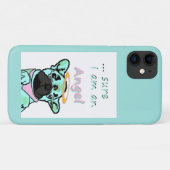 Französische Bulldogge Engel French Bulldog Case-Mate iPhoneケース (裏面(横))
