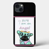 Französische Bulldogge Engel French Bulldog Case-Mate iPhoneケース (裏面)