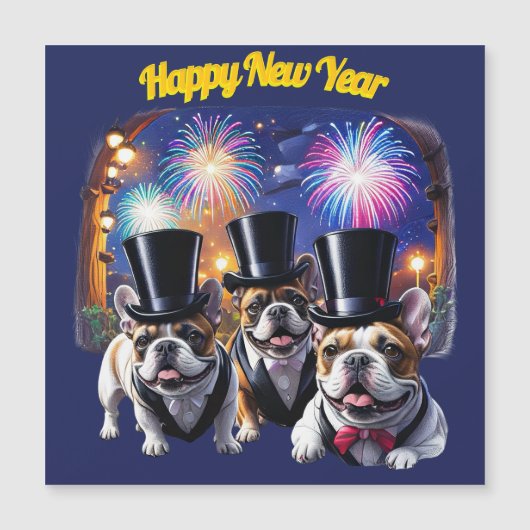 Französische Bulldogge Frack French Bulldog Neujah (正面)