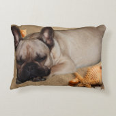 Französische Bulldogge Freizeit French Bulldog アクセントクッション (裏面)