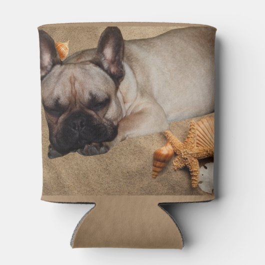 Französische Bulldogge Freizeit French Bulldog 缶クーラー (裏面)