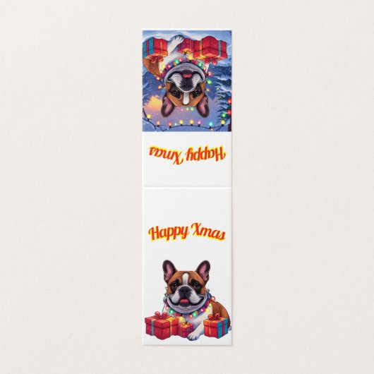 Französische Bulldogge French Bulldog Lichterkette (外部フラット)