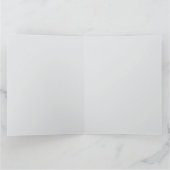 Französische Bulldogge French Bulldog Weihnachten カード (内部)