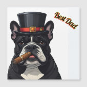 Französische Bulldogge French Bulldog Zigarre (正面)