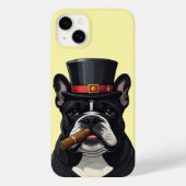 Französische Bulldogge French Bulldog Zigarre Case-Mate iPhoneケース (裏面)