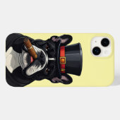 Französische Bulldogge French Bulldog Zigarre Case-Mate iPhoneケース (裏面 (横))