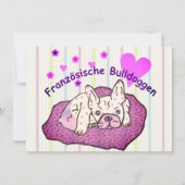 Französische Bulldogge Geburtstag French Bulldog (正面)