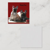 Französische Bulldogge Geburtstag French Bulldog ノートカード (正面/裏面)
