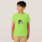 Französische Bulldogge Glück French Bulldog Tシャツ (正面フル)