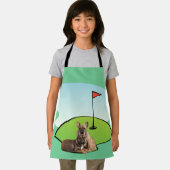 Französische Bulldogge Golfplatz French Bulldog エプロン (インサイチュ)