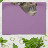 Französische Bulldogge Gute Freunde French Bulldog キッチンタオル (折り畳み)