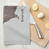 Französische Bulldogge Gute Freunde French Bulldog キッチンタオル (四つ折り)