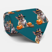   Französische Bulldogge Halloween  ネクタイ (ロール)